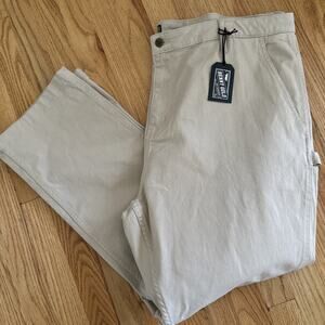 Benny Gold Mens Pants Size 42 x 32 Carpenter Khaki Cotton Straight Leg READ!